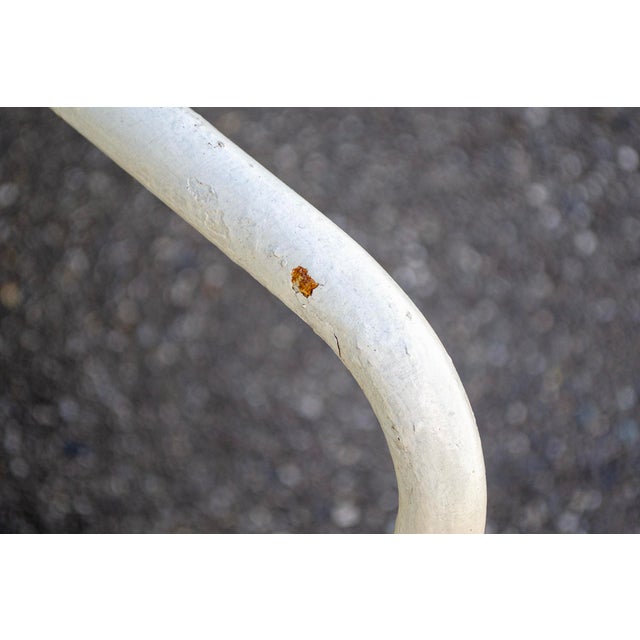 White Mid-Century Modern Italian Garden Chair, 1950s For Sale - Image 8 of 9