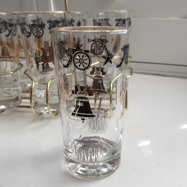 Vintage Civil War Bar Glasses Chairish