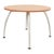 Herman Miller Style Modern Spider Leg Round Dining Table or Game Table For Sale