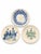 Vintage 1970s Handmade Ceramic Christmas Plates With Wise Men, Tree and Wreath – Set of 3 - Holiday For Sale In San Diego - Image 6 of 6