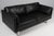 Model 220 2,5-Seater Sofa in Black Leather by Erik Jørgensen For Sale - Image 3 of 8