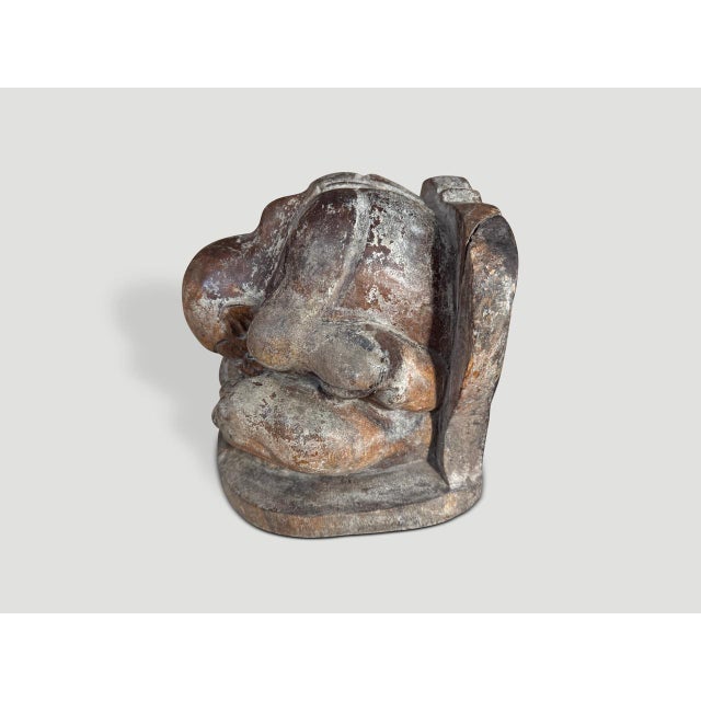 1930s Antique Praying Buddha For Sale - Image 5 of 6