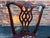 Wood Antique Chippendale Style Neddle Point Seat Dining Chairs For Sale - Image 7 of 16