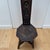 Antique Hand Carved Folk Art Spinning Chair With Heart and Floral Motifs For Sale - Image 4 of 12