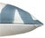 Bold Lines Pillow Cover in Sky Blue, 20x20 Pillow For Sale - Image 4 of 4