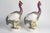 Napoleon Guinea Fowl Figurines in Porcelain from Samson, Paris, 19th Century, Set of 2 For Sale - Image 4 of 7