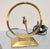 1950s Golden Hour Electric Clock made by Jefferson Electric, Bellwood, Illinois. Mystery Clock 580-101 True MCM, silent...