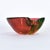 Italian 1960s Italian Murano Style Red-Green Uranium Art Glass Bowl For Sale - Image 3 of 9