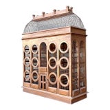 Vintage Gothic Bird Cage Wine Rack For Sale