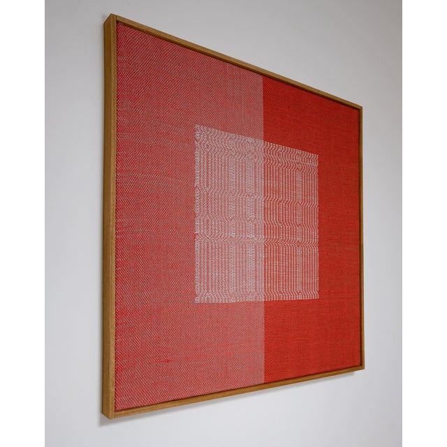 Contemporary Flag No. 27 Handwoven Tapestry by Susanna Costantini For Sale - Image 3 of 9