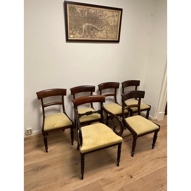 Antique Chairs, Set of 6 For Sale - Image 5 of 13