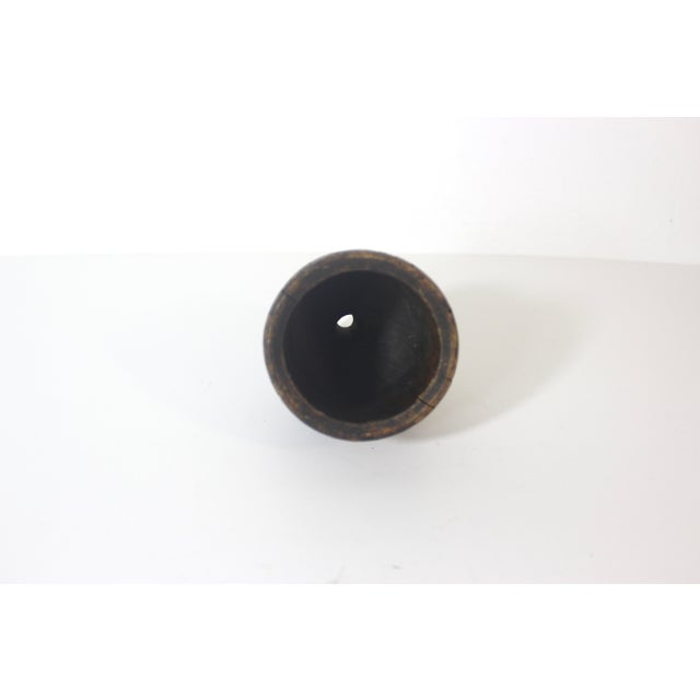 Farmhouse Antique Wood Kitchen Funnel With Patina For Sale - Image 3 of 9