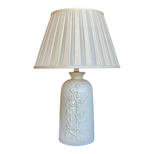 1960s Crackle Glaze Asian Modern Table Lamp by Phil-Mar