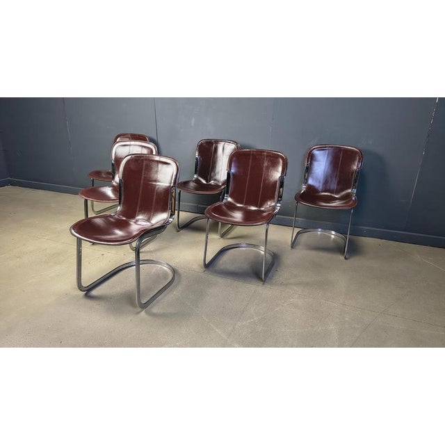Vintage Dining Chairs from Cidue, 1970s, Set of 6 For Sale - Image 9 of 15