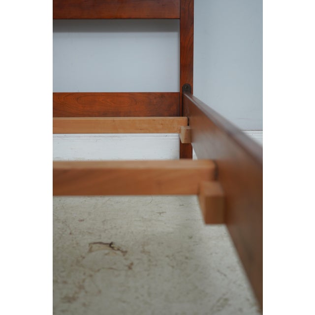 Stickley Cherry Mission King Size Spindle Bed For Sale In Philadelphia - Image 6 of 16