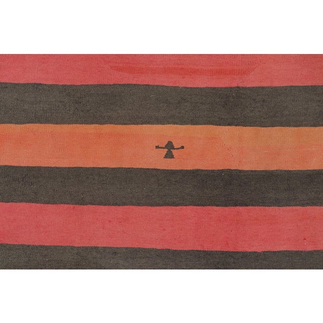 1940s 1940s Vintage Persian Kilim Rug in Polychromatic Stripes by Rug & Kilim For Sale - Image 5 of 7