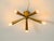 Metal Mid-Century Modern Sputnik Brass Ceiling Lamp with Five Arms, 1950s For Sale - Image 7 of 18