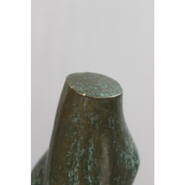 Large Patinated Abstract Anthropomorphic Sculpture, 1970s, Bronze For Sale - Image 14 of 16
