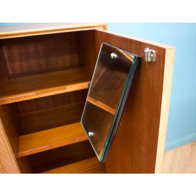 Mid-Century Limed Oak Compact Wardrobe, 1950s For Sale - Image 6 of 11