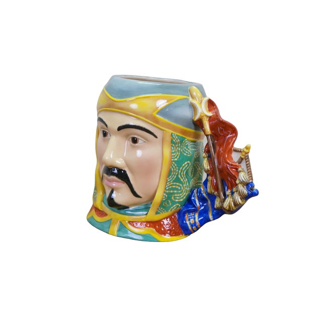 Realism Royal Doulton English Traditional Genghis Khan Military Leader Toby Character Jug For Sale - Image 3 of 11