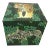 1980s Green Painted Lacquered Animal Box For Sale