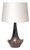Sculptural Glazed Ceramic Table Lamp from Niels Preben Larsen, Denmark, 1967 For Sale
