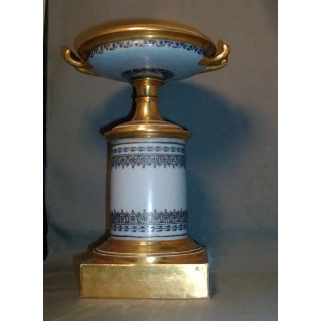 19th Century Early 19th Century French Empire Paris Porcelain Tazza For Sale - Image 5 of 11