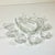 Glass 1950s Vintage Hollywood Regency Art Deco Swan Salt Cellars & Butter Dish - Set of 10. For Sale - Image 7 of 18