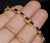 Certified Natural 7ct Blue Sapphire Diamond 18k Gold Tennis Stacking Bracelet For Sale - Image 11 of 16