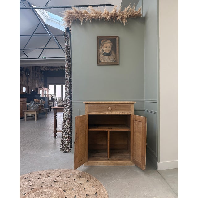 Parisian Pine Sideboard, 1940s For Sale - Image 9 of 16
