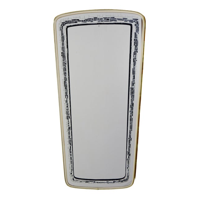 Mid-Century Free-Form Mirror, 1950s For Sale