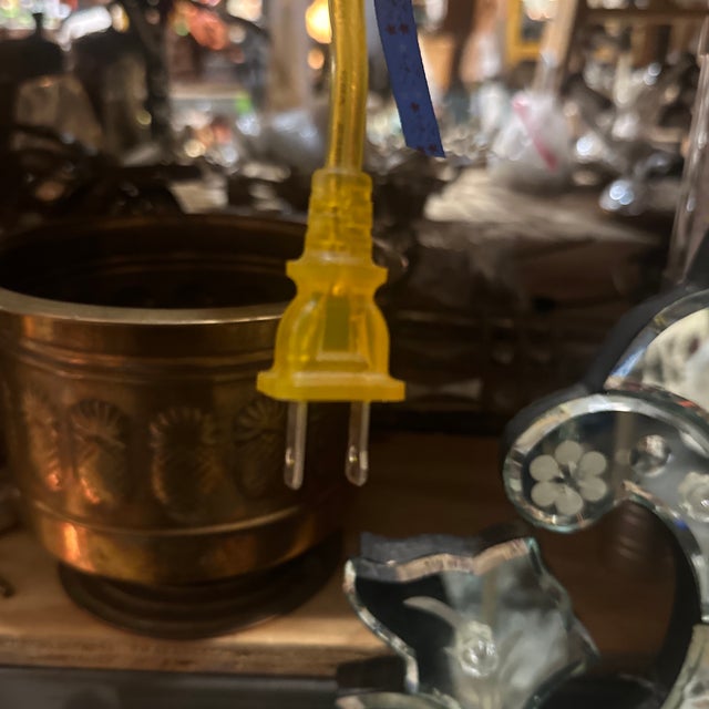 Black 1970s Mid-Century Modern Black Ceramic Table Lamps With Gold Accents and Shades Included - a Pair For Sale - Image 8 of 8