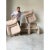 Wood 1980s Italian Postmodern Fully Upholstered Lounge Chairs on Casters – A Pair For Sale - Image 7 of 15