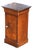 19th Century French Louis Philippe Burl Walnut Marble-Top Bedside Cabinet For Sale