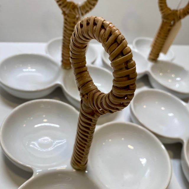 Frontgate Savannah Snack Caddy Serving Bowls For Sale In Cincinnati - Image 6 of 15