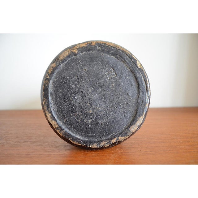 Art Nouveau Ceramic Vase with Floral Motif, 1910s For Sale - Image 10 of 11