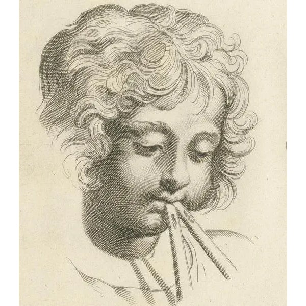 Thomassin, Cherubic Melody, 1740, Paper For Sale - Image 4 of 6
