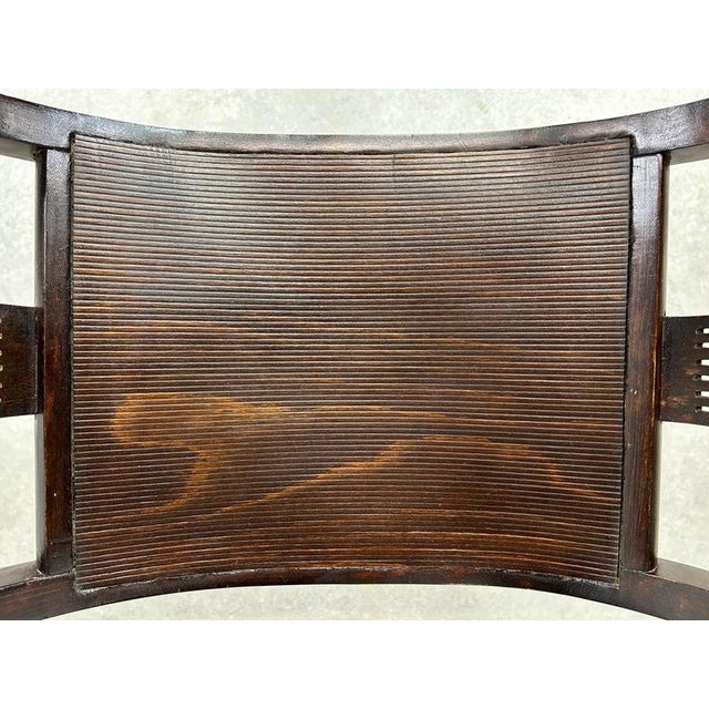 Black No.6623 Causeuse attributed to Thonet, 1890s For Sale - Image 8 of 9