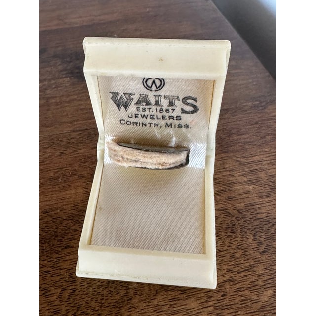 Ivory Antique Jeweler's Ring Presentation Box For Sale - Image 8 of 12