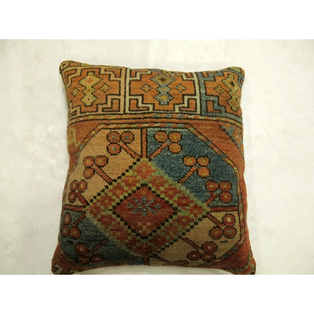 Mid-Century Modern Mid 20th Century Ersari Rug Pillow For Sale - Image 3 of 3