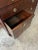 Brown Early 20th Century Vintage Multi-Purpose Desk and Chest of Drawers With Brass Pulls For Sale - Image 8 of 12