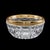 This is a vintage potpourri dish. An English, gilt metal and cut glass display bowl, dating to the late 20th century,...