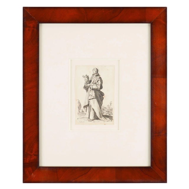 17th Century Set of Six Engravings of Biblical Figures by Jacques Callot, 1631 For Sale - Image 5 of 12