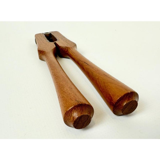 1950s Mid-Century Modern Teak and Brass Nutcracker by Poul Knudsen, 1950s For Sale - Image 5 of 7