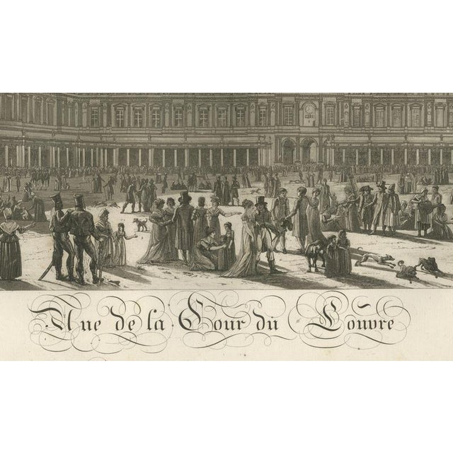 Louis-Pierre Baltard, Louvre Cour Carrée Exhibition, 1803, Paper For Sale - Image 6 of 12