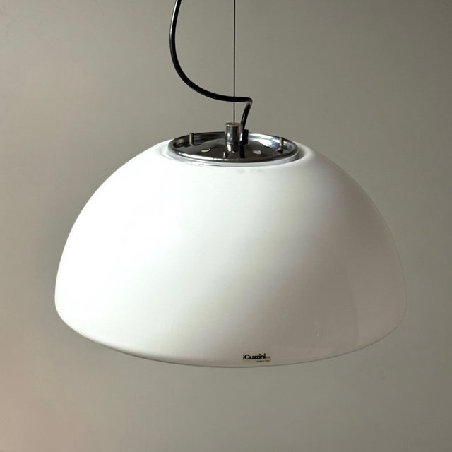 Vintage Italian Model 3072 Hanging Lamp, 1970s For Sale - Image 3 of 11