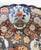 Wood Mid-20th Century Gilt Japanese Imari Decorative Bowl, Wooden Stand For Sale - Image 7 of 8