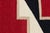 6x9 Handmade Modern Navajo Style Wool Rug - Vibrant Red Geometric Design For Sale - Image 10 of 10
