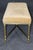 1970's Maison Jansen Style Brass Upholstered Directoire Bench For Sale In Philadelphia - Image 6 of 8