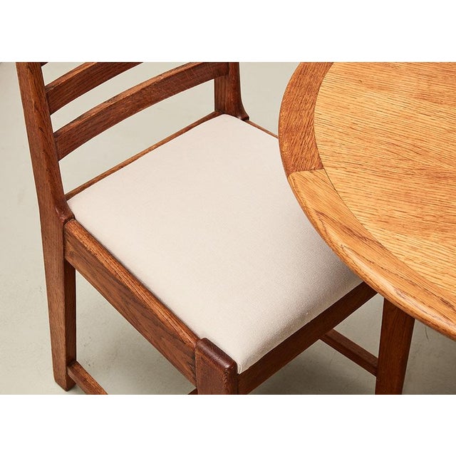 Dining Set by Bas van Pelt for My Home, Netherlands, 1940s, Set of 5 For Sale - Image 9 of 14